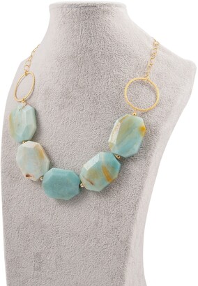 Magpie Rose - Green Amazonite Statement Necklace