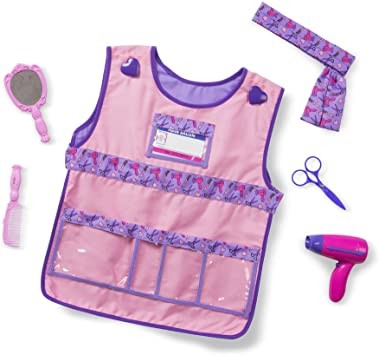 Melissa & Doug Hair Stylist Role Play Costume Set