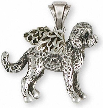 Etsy Labradoodle Jewelry Angel Pendant Sterling Silver Handmade Dog Ldd7-Ap