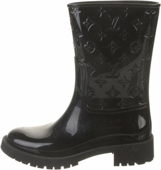 Louis Vuitton Monogram Rubber Rain Boots - ShopStyle
