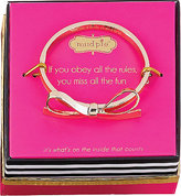 Thumbnail for your product : Mud Pie Hidden Message Bow Bangle