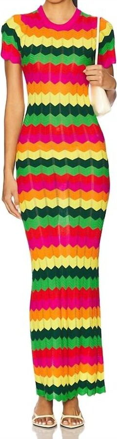 Beach Riot Emory Maxi Dress In Mango Tango