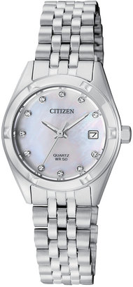 Citizen Women's Quartz Stainless Steel Bracelet Watch 26mm EU6050-59D