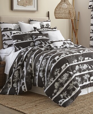 Colcha Linens African Safari Duvet Cover Set-King Bedding