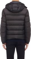 Thumbnail for your product : Moncler Channel-Quilted Hooded Puffer Jacket-Black
