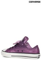 Thumbnail for your product : Converse Purple Sparkle Double Tongue Chuck Taylor (Girls)