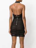 Thumbnail for your product : Balmain ruched halterneck dress