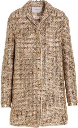Giambattista Valli Long-Sleeved Tweed Coat