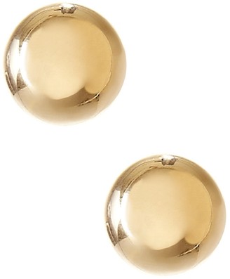 Candela 14K Yellow Gold 7mm Ball Stud Earrings