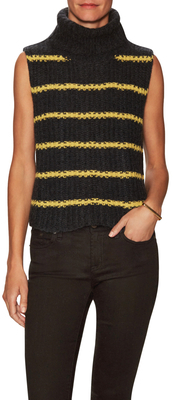 Cashmere Bee Turtleneck Sweater