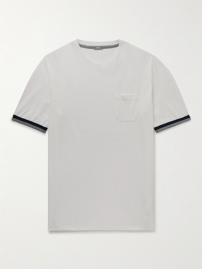 Incotex Zanone Ice Cotton-Jersey T-Shirt - ShopStyle