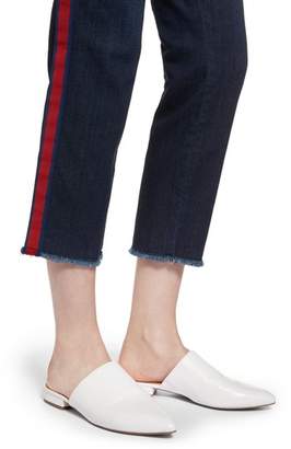 Halogen Tuxedo Stripe Straight Leg Jeans