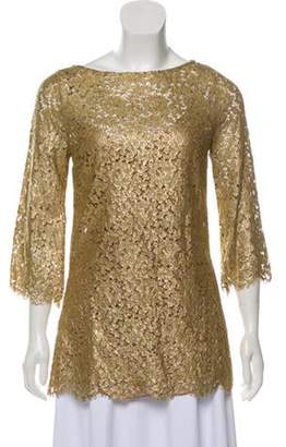 Michael Kors Metallic Lace Tunic Gold Metallic Lace Tunic
