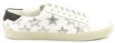 Thumbnail for your product : Saint Laurent Signature Court Classic Sl/06 California Sneaker In White And Silver Leather