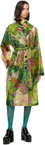 Thumbnail for your product : Dries Van Noten Green Floral Rain Jacket