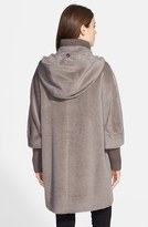 Thumbnail for your product : Cinzia Rocca Knit Trim Wool Duffle Coat