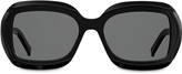 Thumbnail for your product : Elie Saab Square Frame Sunglasses