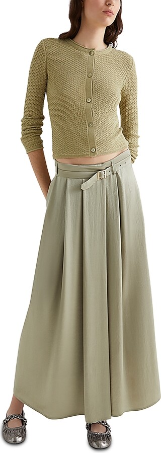 Marella Fontana Belted Maxi Skirt