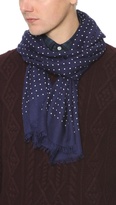 Thumbnail for your product : Drakes Classic Spot Scarf
