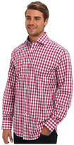 Thumbnail for your product : Thomas Dean & Co. L/S Dark Pink Gingham Button Down Sport Shirt