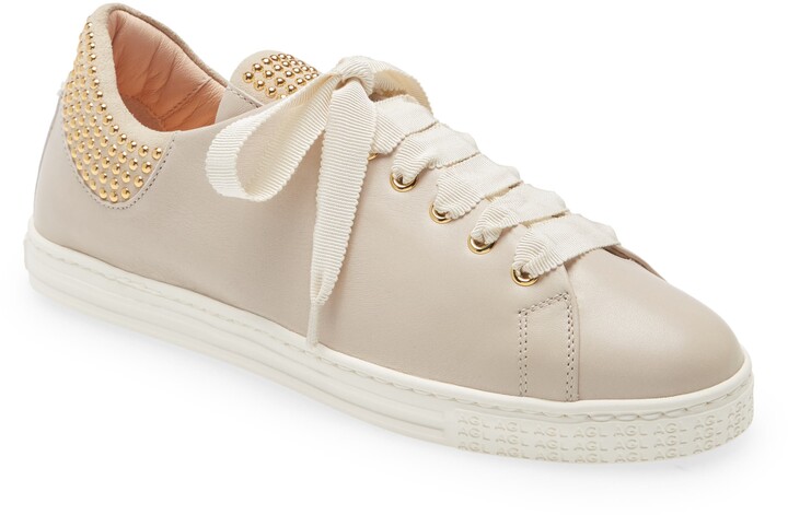 AGL Maristella Studded Low Top Sneaker - ShopStyle