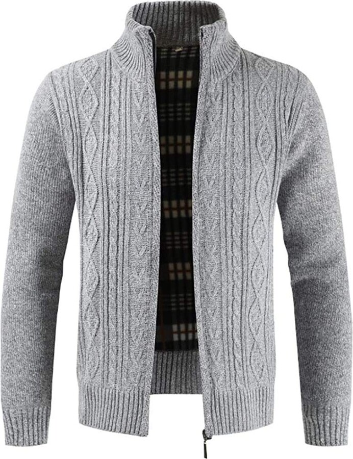 fleece lined wool sweater