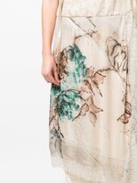 Thumbnail for your product : Antonio Marras Floral-Print Asymmetric-Hem Dress