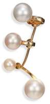Thumbnail for your product : Delfina Delettrez Never Too Light 4MM-11MM White Freshwater Pearl Single Earring