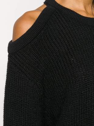 IRO rubbed shoulder cutout sweater
