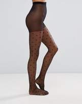 Thumbnail for your product : ASOS Design Heart Tights