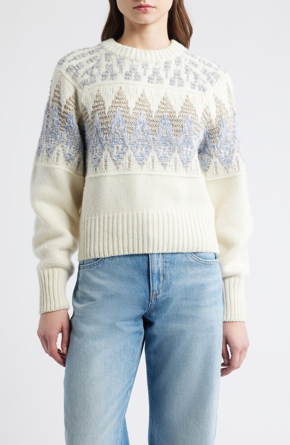 BOSS ORANGE Farombo Wool Blend Crewneck Sweater