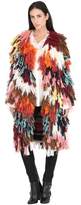 Thumbnail for your product : Chloé Wool & Silk Multicolor Yarn Coat