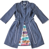 Thumbnail for your product : Erotokritos Blue Cotton Coat