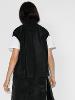Thumbnail for your product : Sacai Short-Sleeve Shell Bomber Jacket