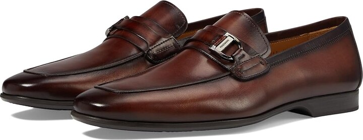 Magnanni Raso II Men's Lace Up Wing Tip Shoes Midbrown : 8.5 M, Leather
