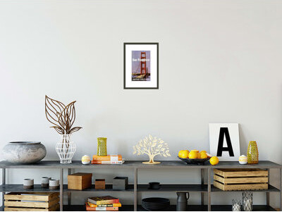 1000Museums San Francisco United Airlines Poster by Stan Galli -Framed Giclee Print