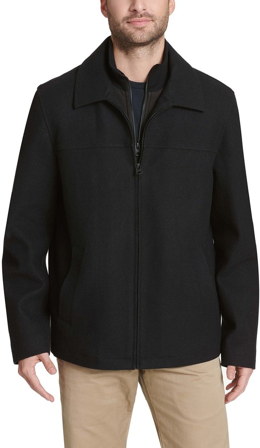 Dockers Men's Wool Blend Open Bottom Bib Jacket ShopStyle