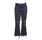 Thumbnail for your product : Alexander Wang Distressed Cropped Jeans