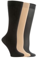 Thumbnail for your product : Nine West Textured Trouser Women's Crew Socks - 3 Pack