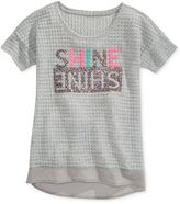 Thumbnail for your product : Jessica Simpson Girls' Tracy Mirrored Shine Tee
