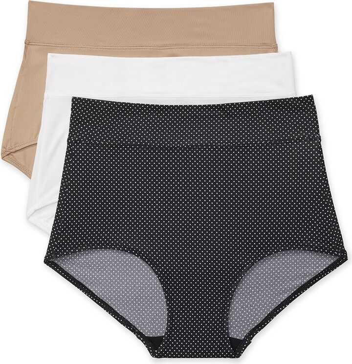Warners Blissful Benefits Dig-Free Microfiber Brief 3-Pack RS9043W