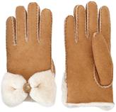 Thumbnail for your product : UGG Classic Bow Shearling Gloves