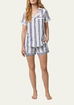 Thumbnail for your product : Bedhead Pajamas Floral-Print Cotton-Silk Boxer Pajama Set