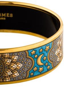 Hermes Wide Enamel Bracelet