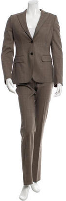 Dolce & Gabbana Wool Houndstooth Pantsuit