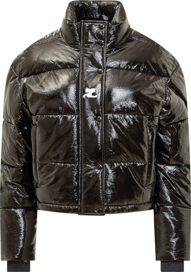 Courreges Cropped Puffer Jacket ShopStyle