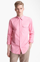 Thumbnail for your product : Save Khaki Poplin Shirt Rose Pink Small