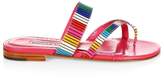 Thumbnail for your product : Manolo Blahnik Susa Rainbow Snakeskin Sandals