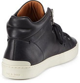 Thumbnail for your product : Rag and Bone 3856 Rag & Bone Kent Leather Mid-Top Sneaker, Black
