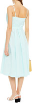 Thumbnail for your product : Cecilie Copenhagen Lonni Embroidered Cotton-poplin Midi Wrap Dress